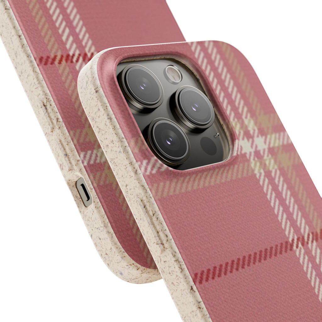 Pink Plaid Phone Case 💗
