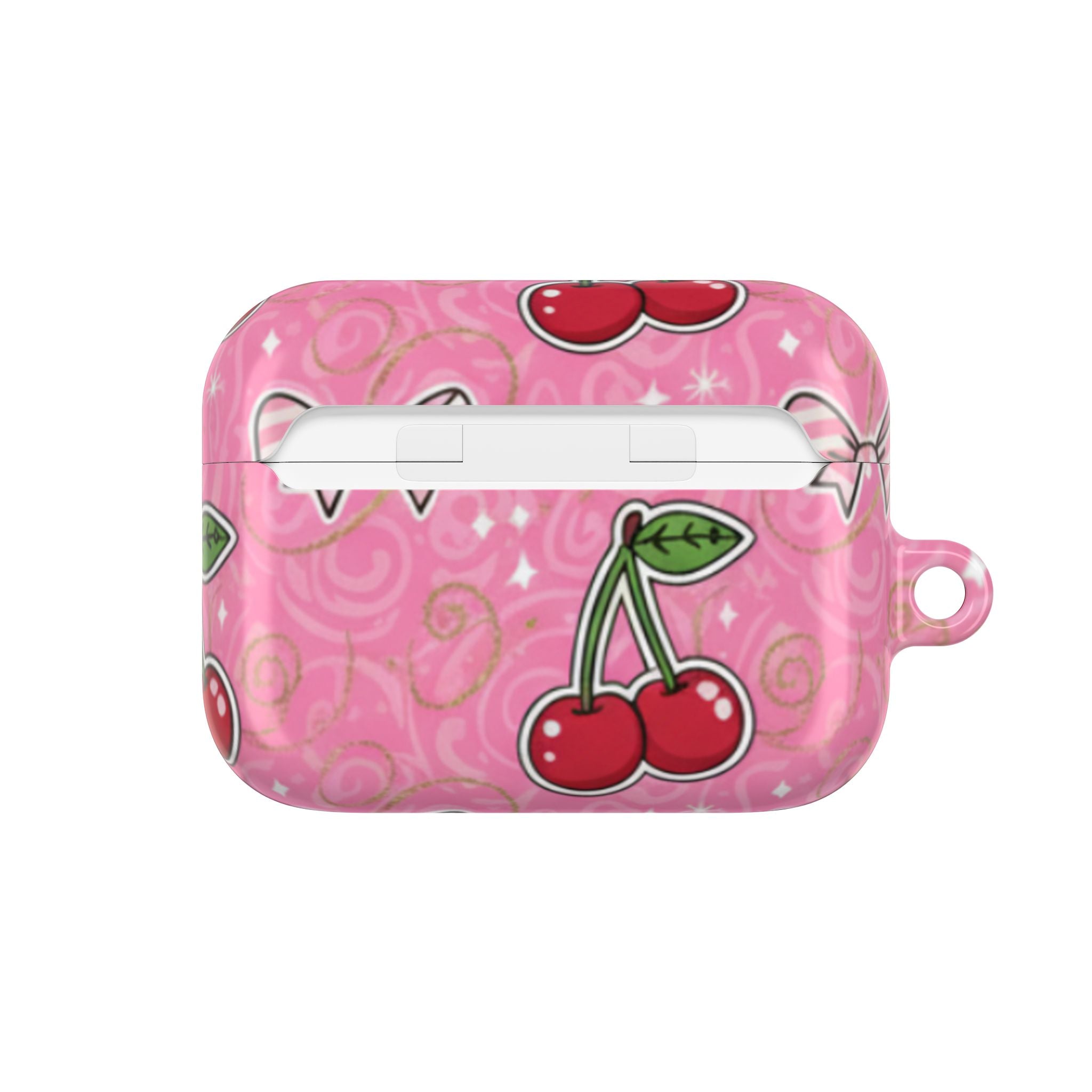 Pink Cherry Bow AirPod Case💗