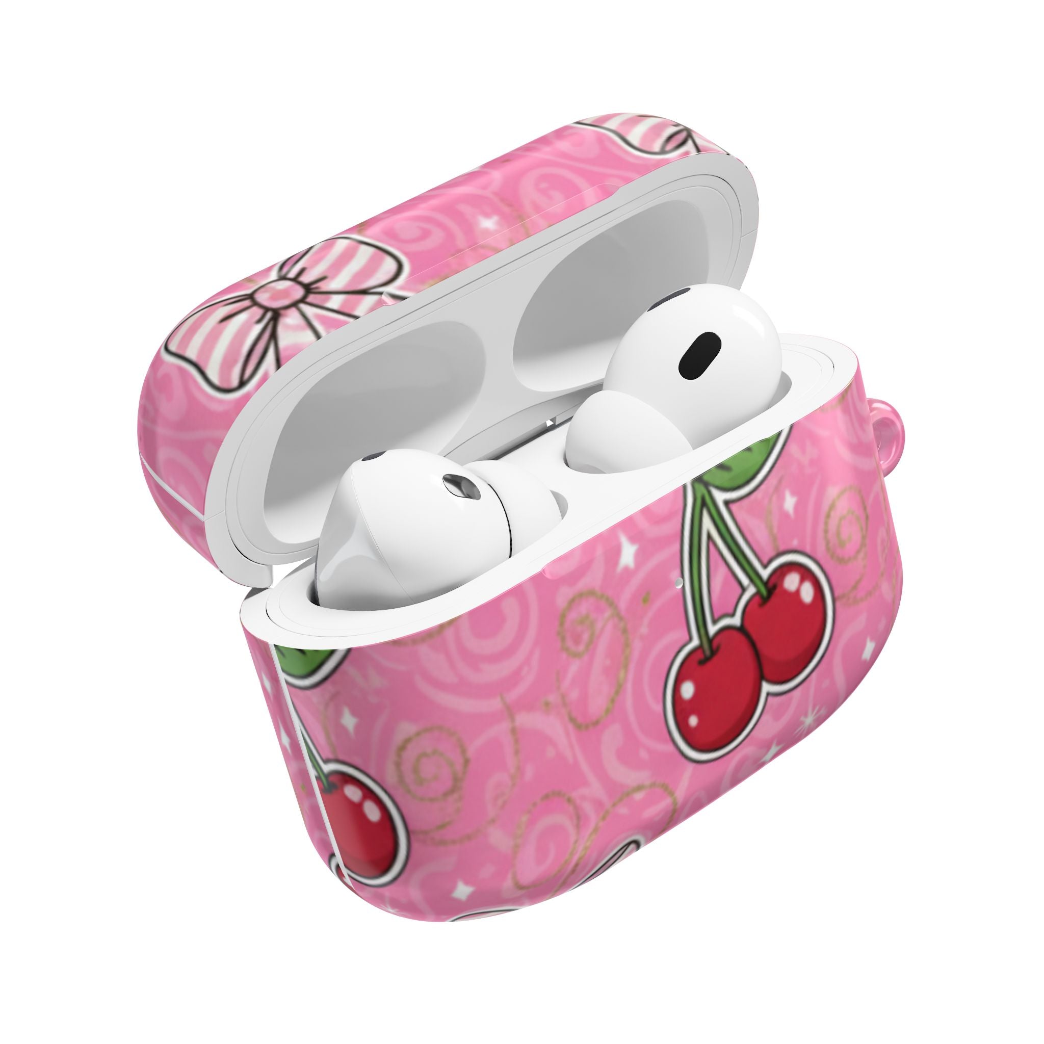 Pink Cherry Bow AirPod Case💗