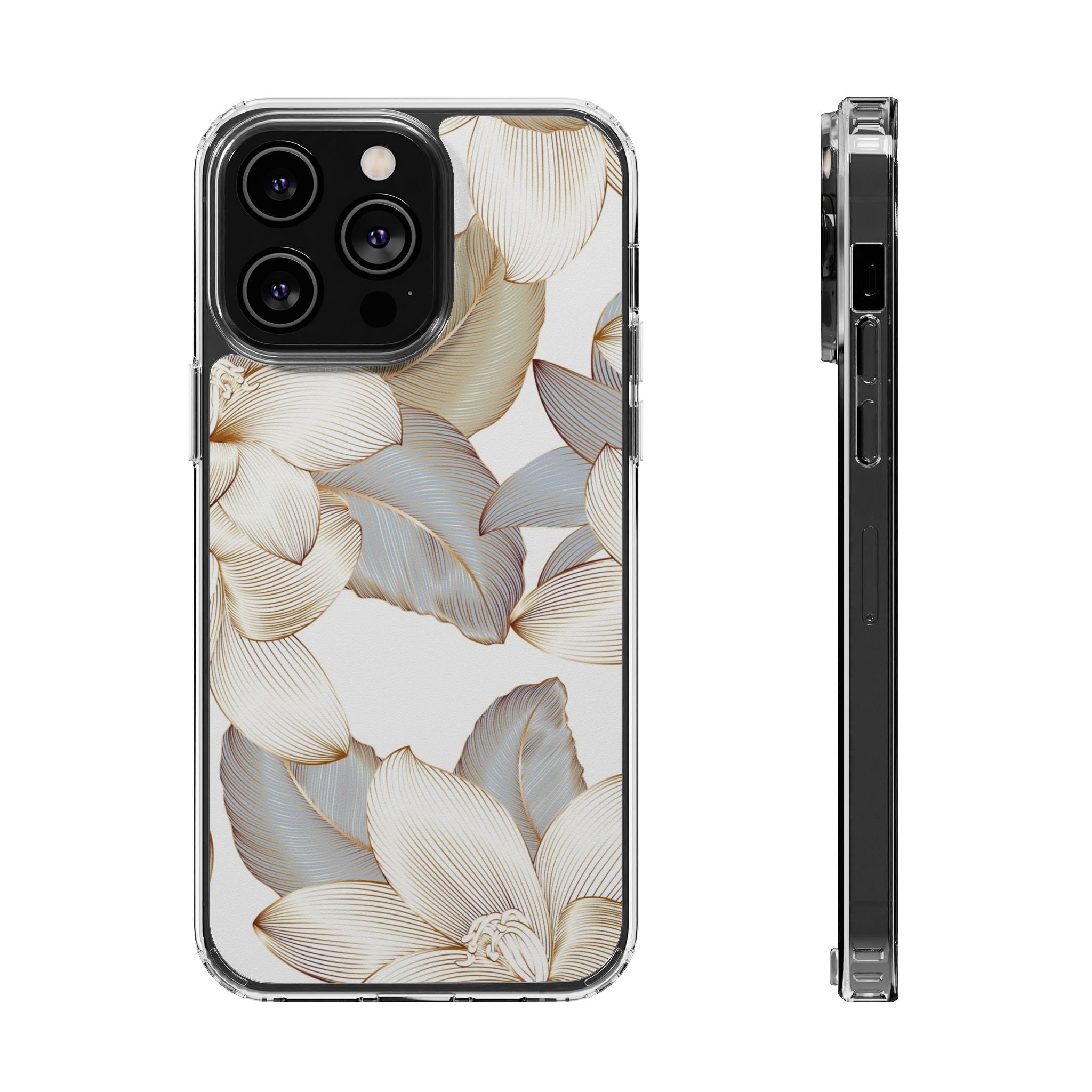 Neutral Watercolor Magnolia phonecase