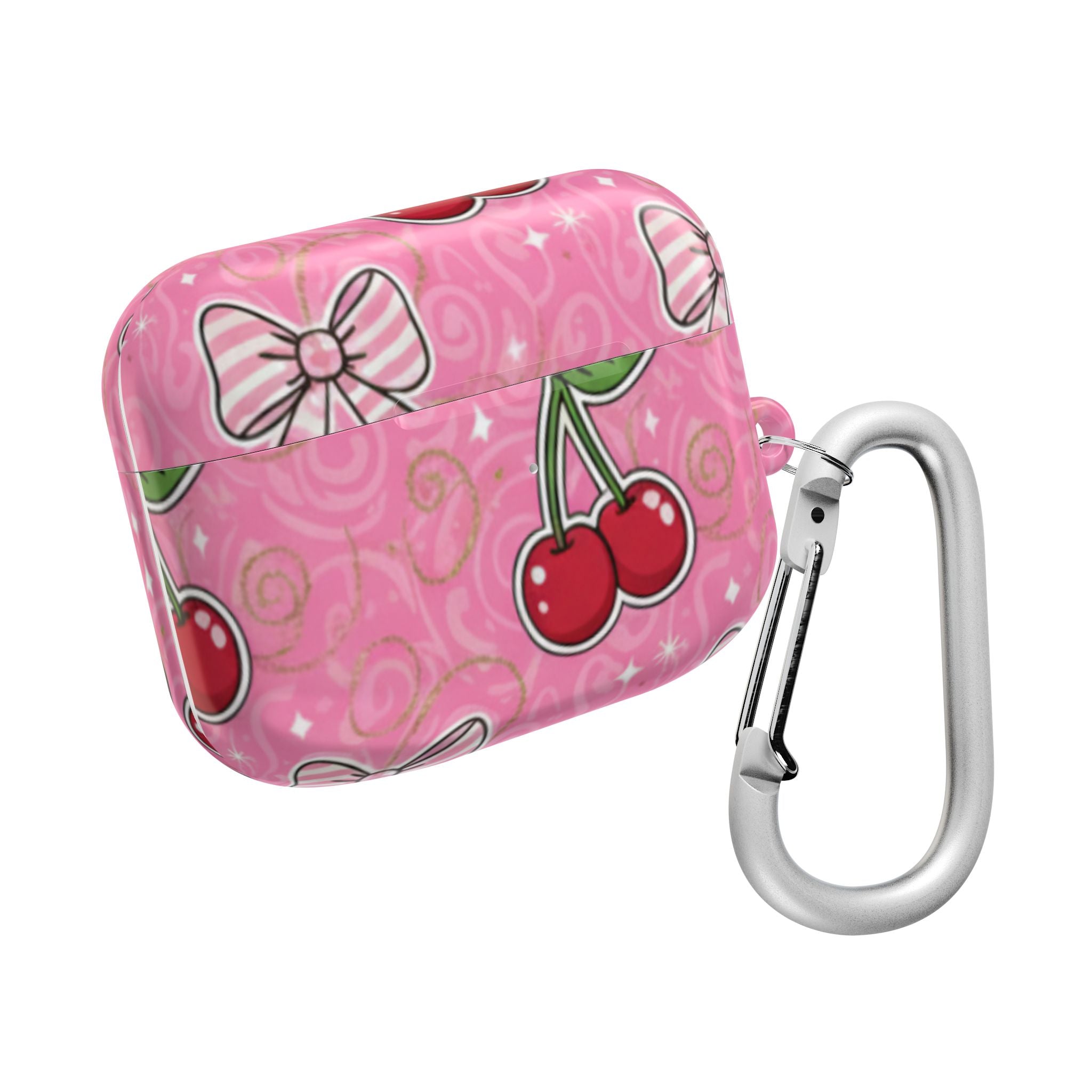 Pink Cherry Bow AirPod Case💗