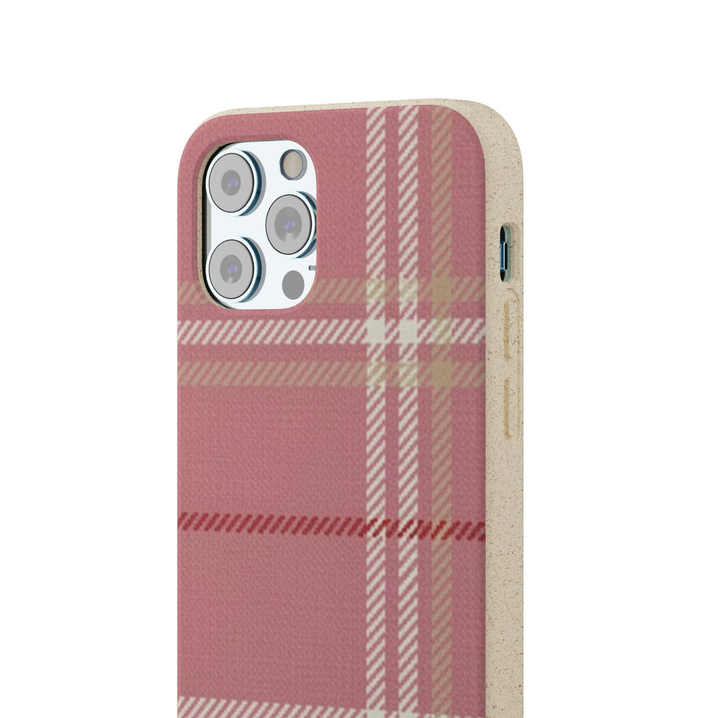 Pink Plaid Phone Case 💗