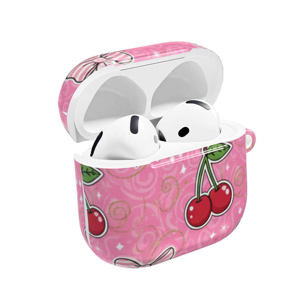 Pink Cherry Bow AirPod Case💗