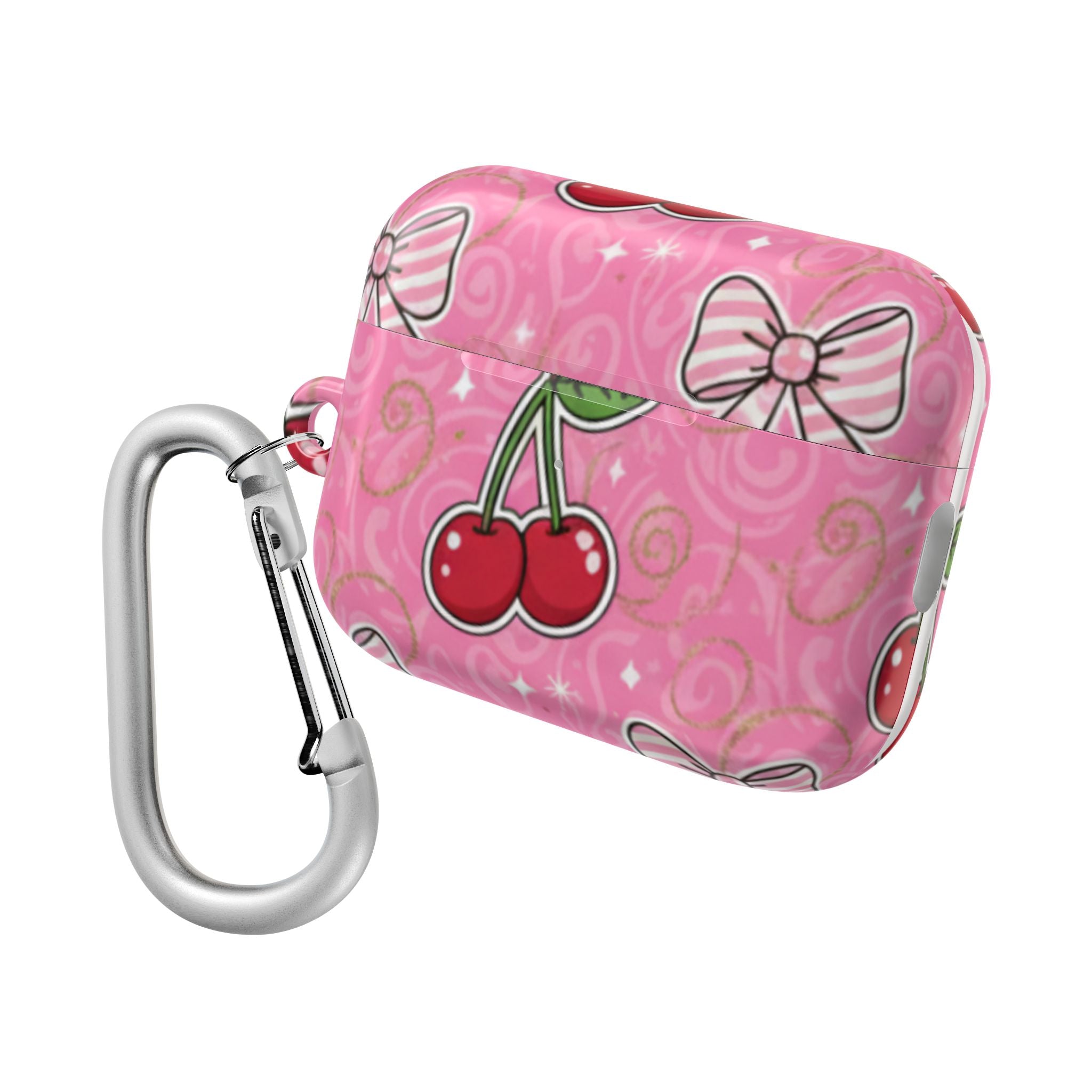 Pink Cherry Bow AirPod Case💗