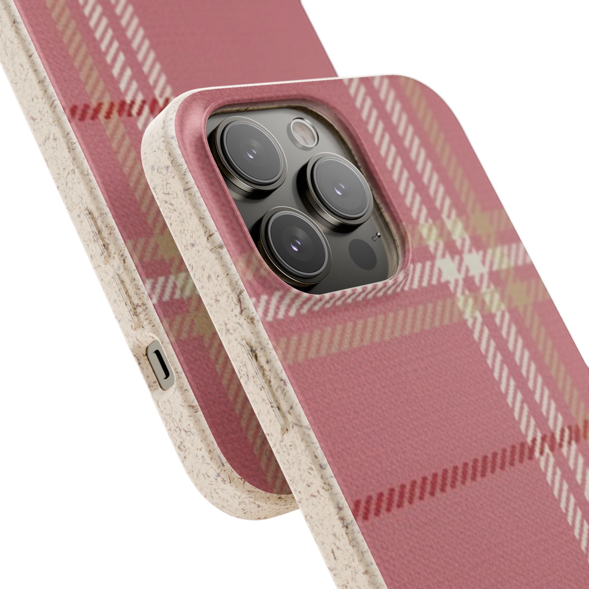Pink Plaid Phone Case 💗