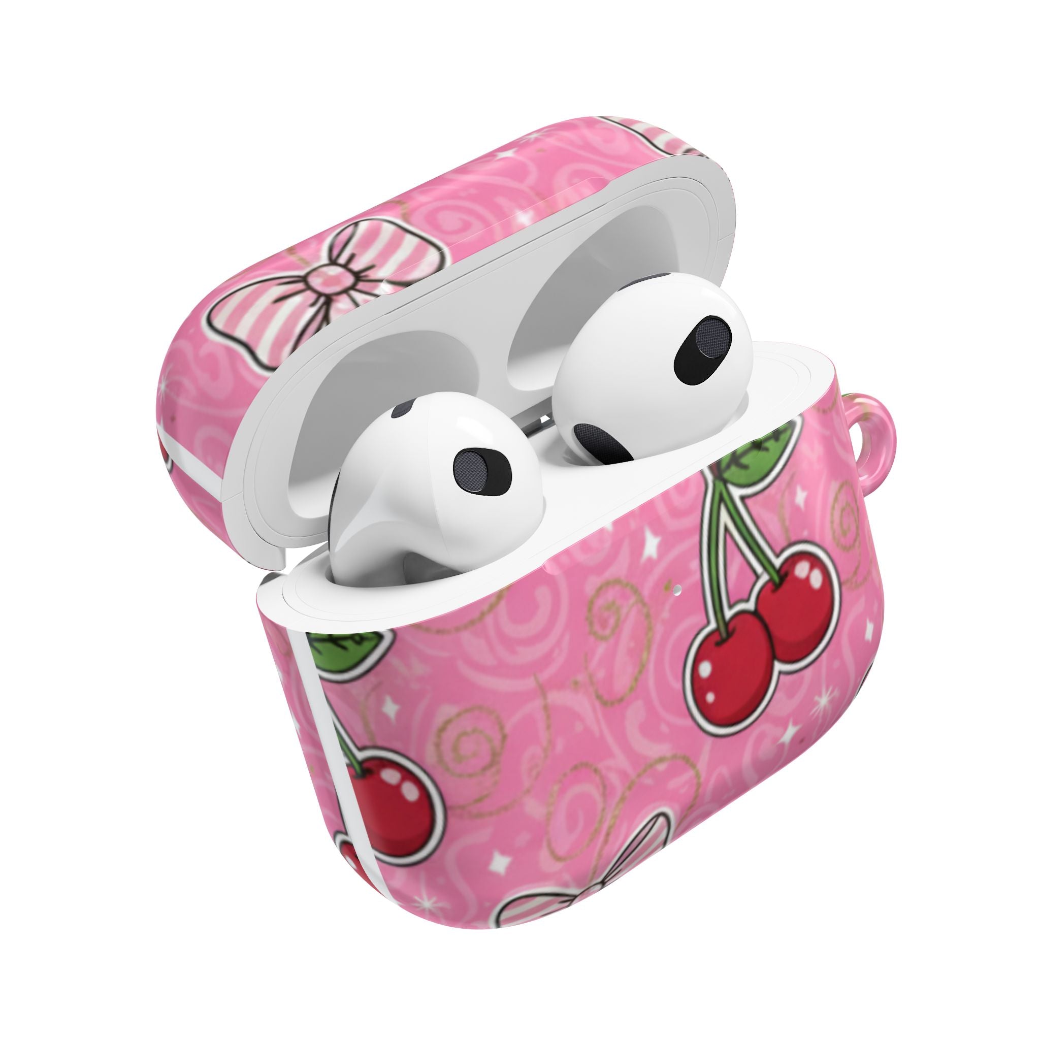 Pink Cherry Bow AirPod Case💗