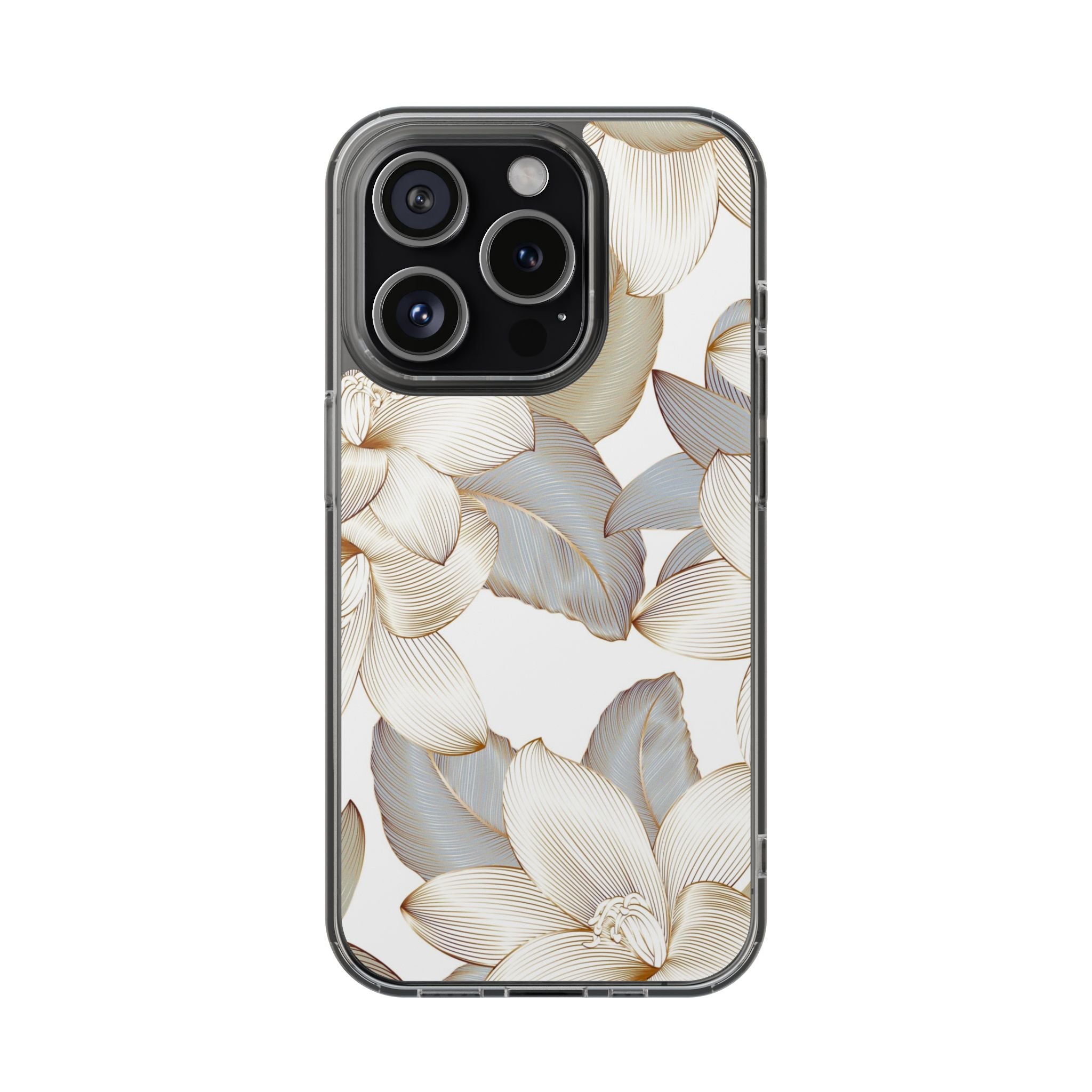 Neutral Watercolor Magnolia phonecase