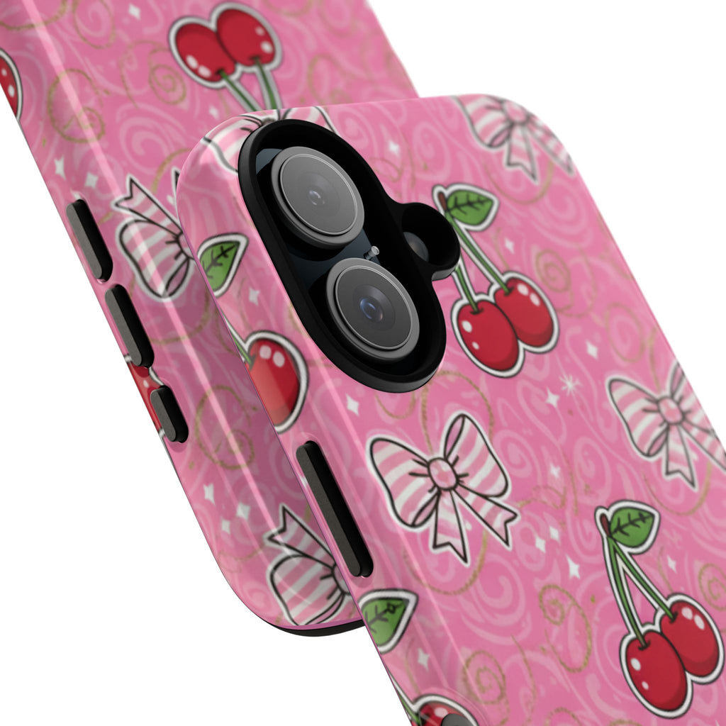 Pink cherry bow 💗