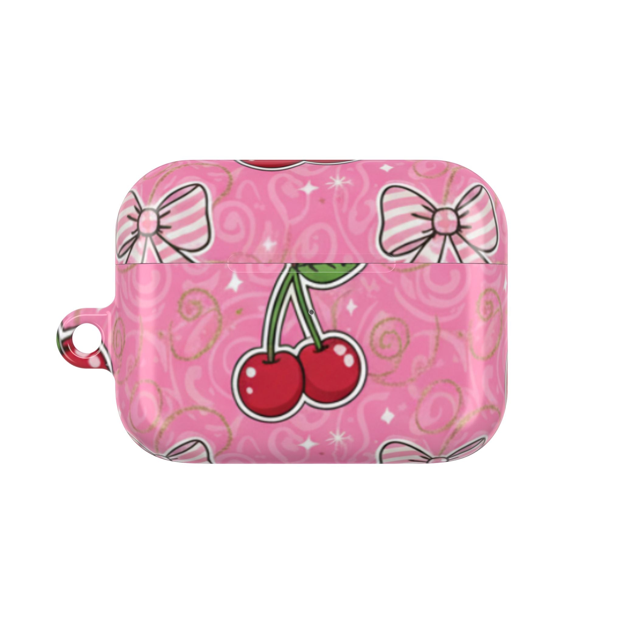 Pink Cherry Bow AirPod Case💗