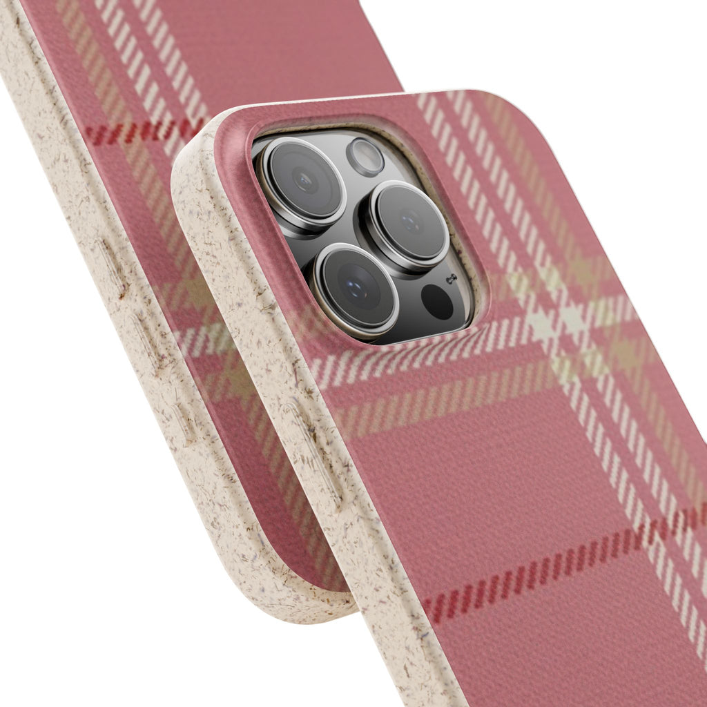 Pink Plaid Phone Case 💗