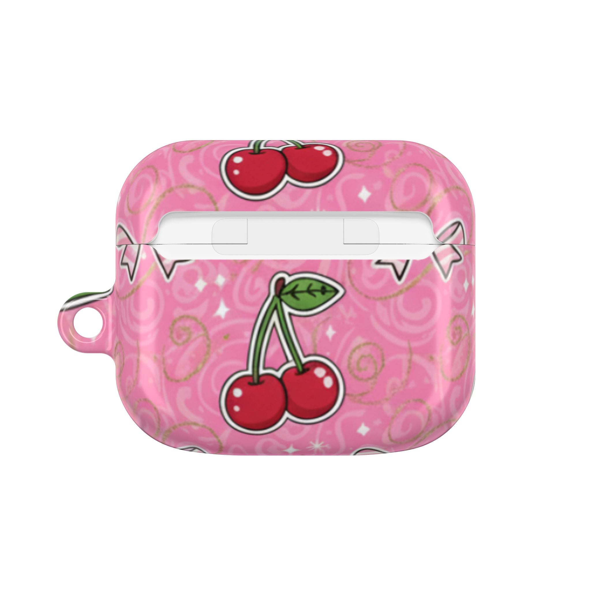 Pink Cherry Bow AirPod Case💗
