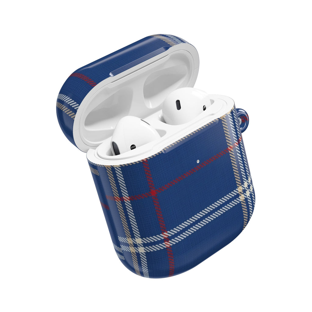 Plaid AirPods Case 💙❤️🤍