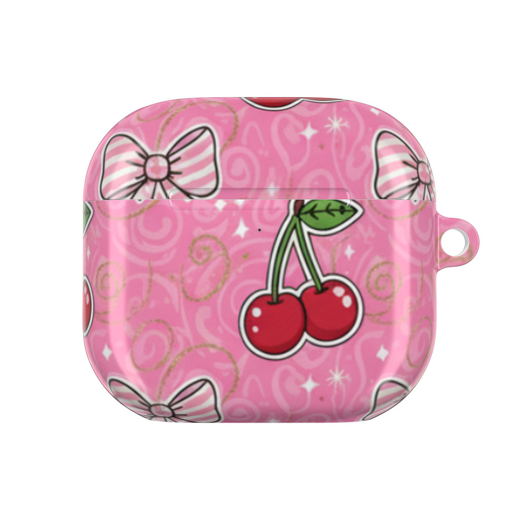 Pink Cherry Bow AirPod Case💗