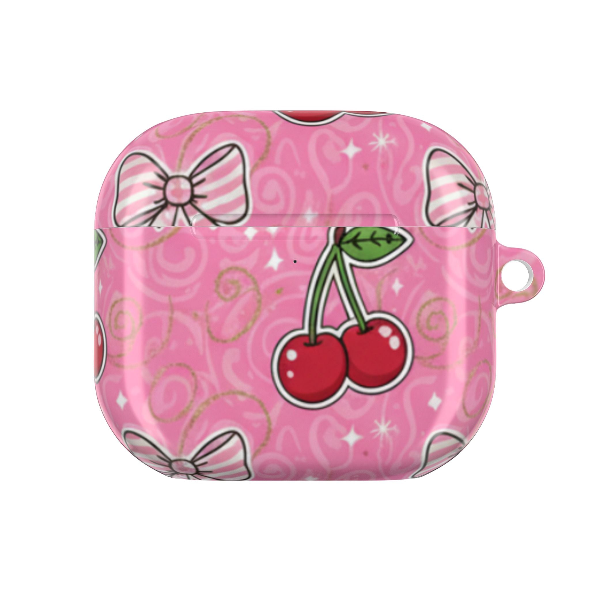 Pink Cherry Bow AirPod Case💗