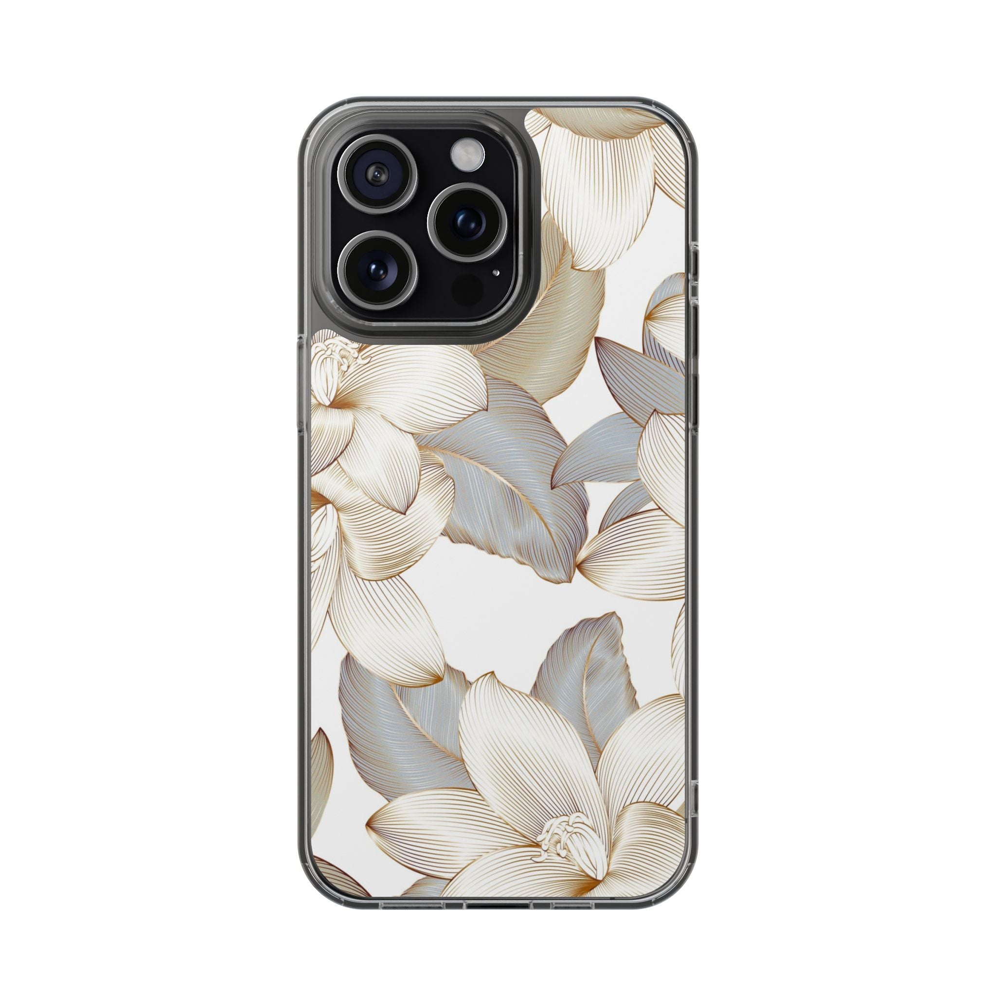 Neutral Watercolor Magnolia phonecase
