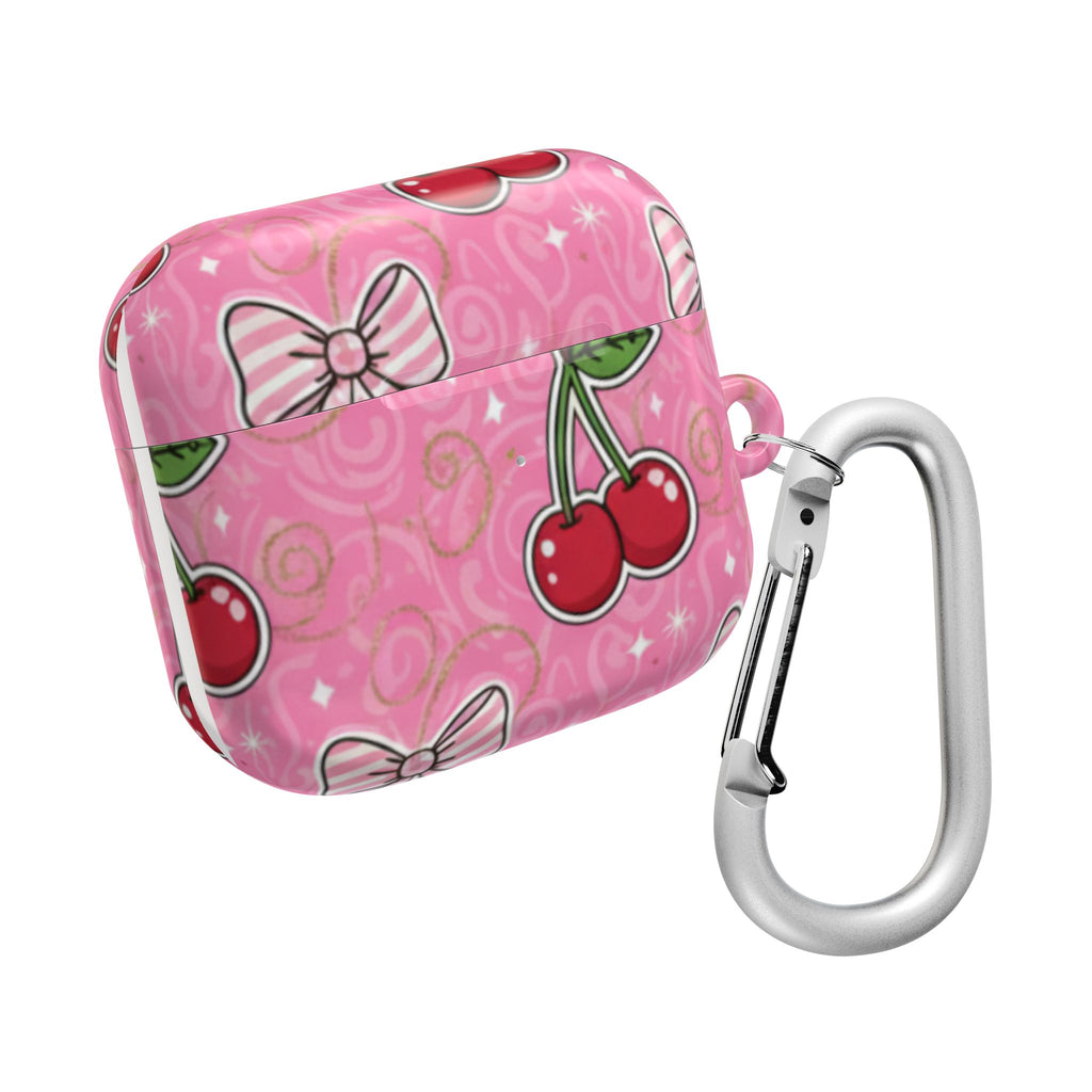 Pink Cherry Bow AirPod Case💗