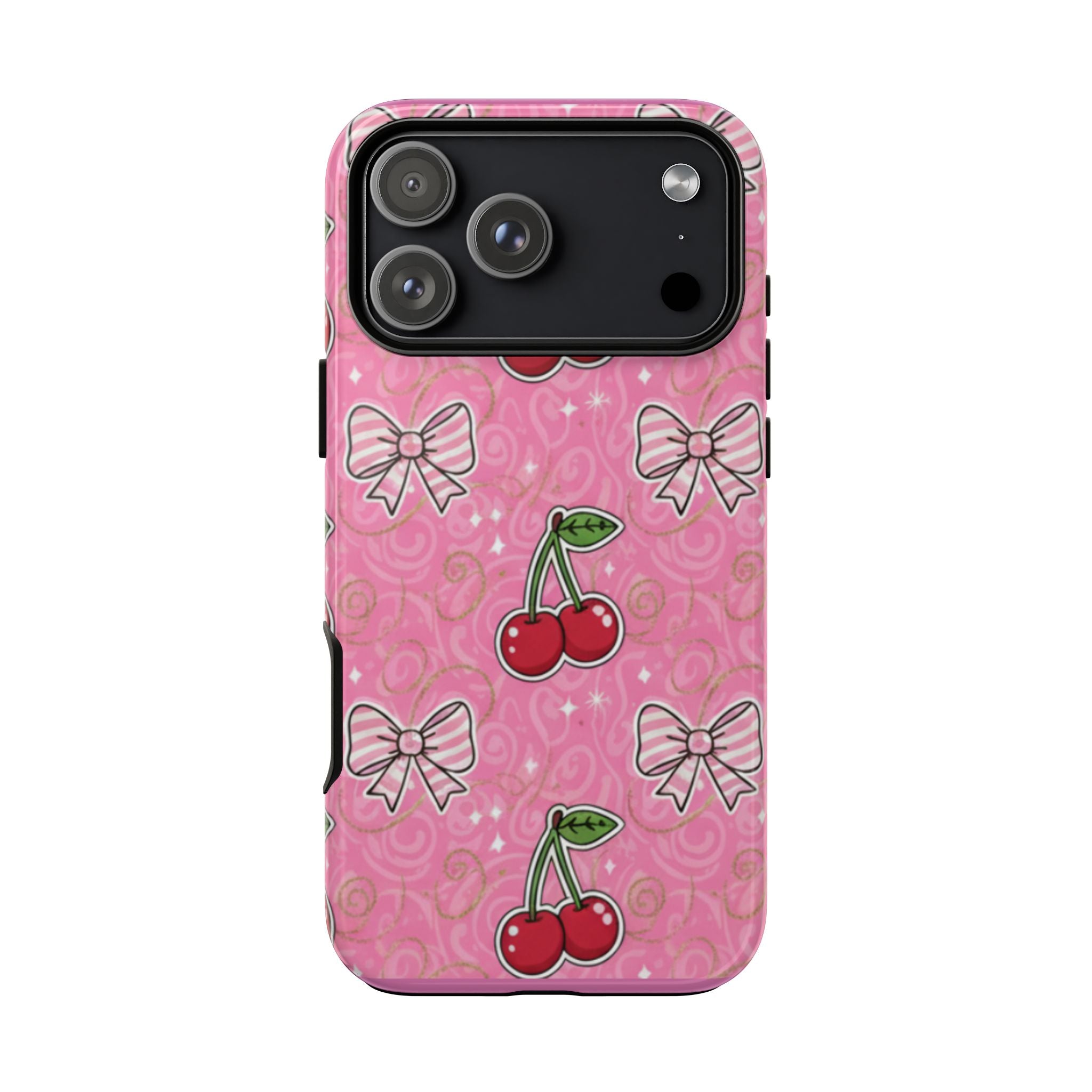 Pink cherry bow 💗