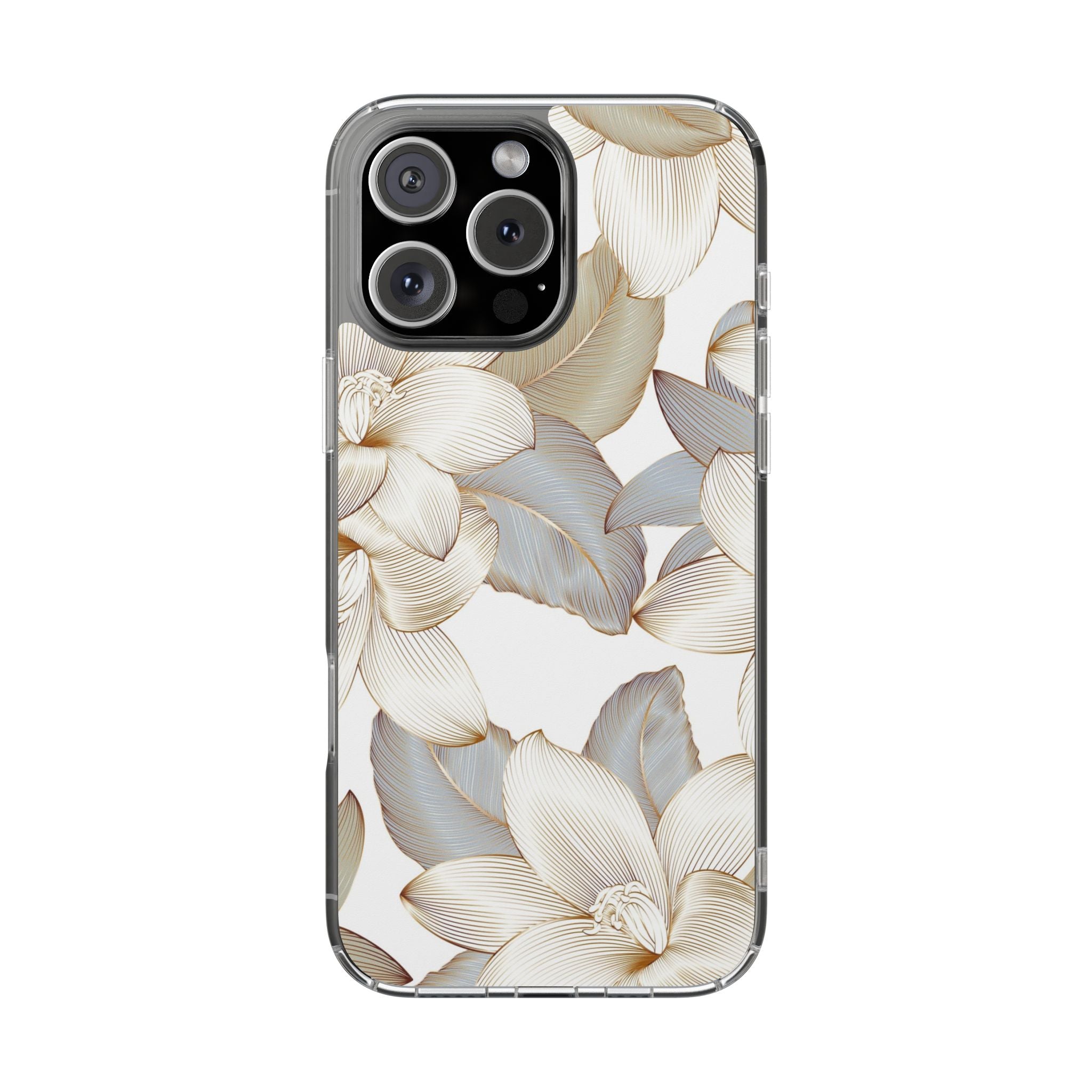 Neutral Watercolor Magnolia phonecase